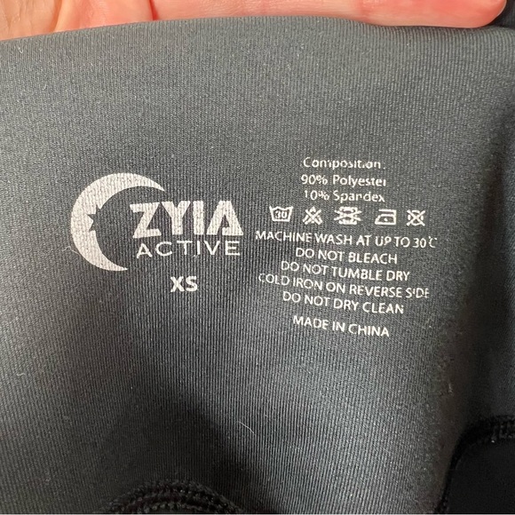 Zyia Active Cropped Leggings XS Black - Picture 6 of 6
